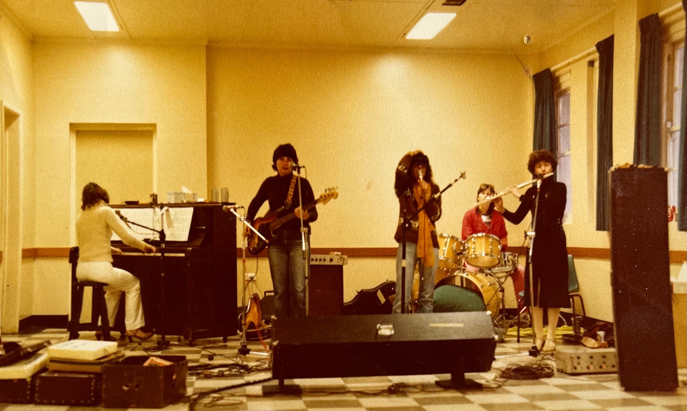 Salvation Jane band practice session at the Downer Community Centre ACT